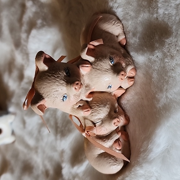 ๐ PIGS ๐ ASSORTMENT OF VINTAGE FIGURINES - Picture 5 of 12